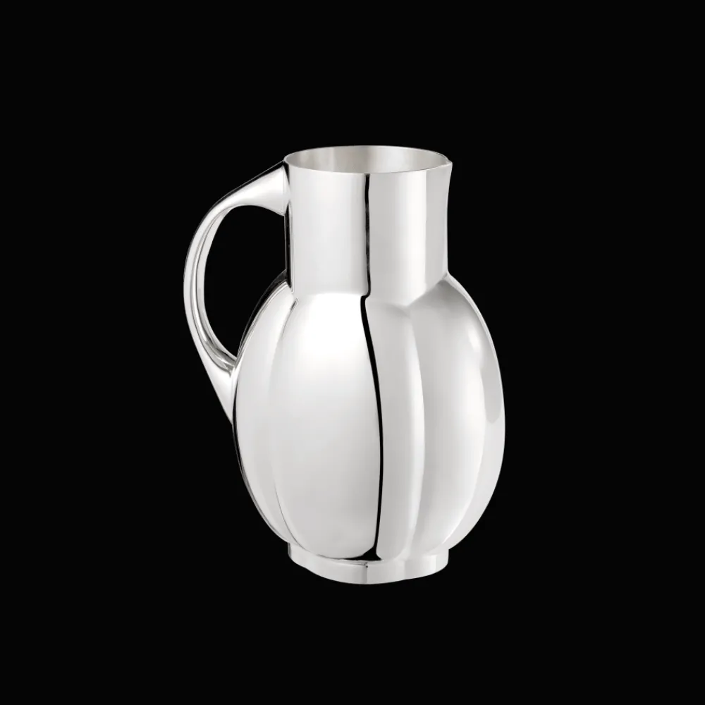 Christofle Silver-plated Four-part Water Pitcher "Normand"