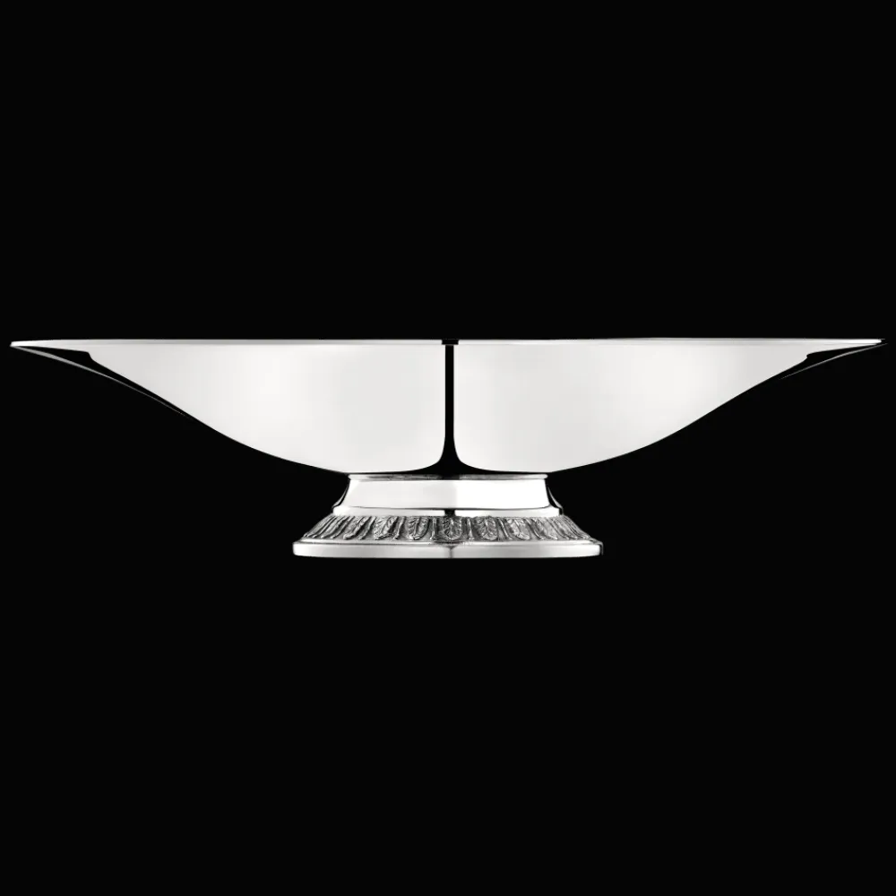 Christofle Silver-Plated Fruit Bowl with Pedestal Base