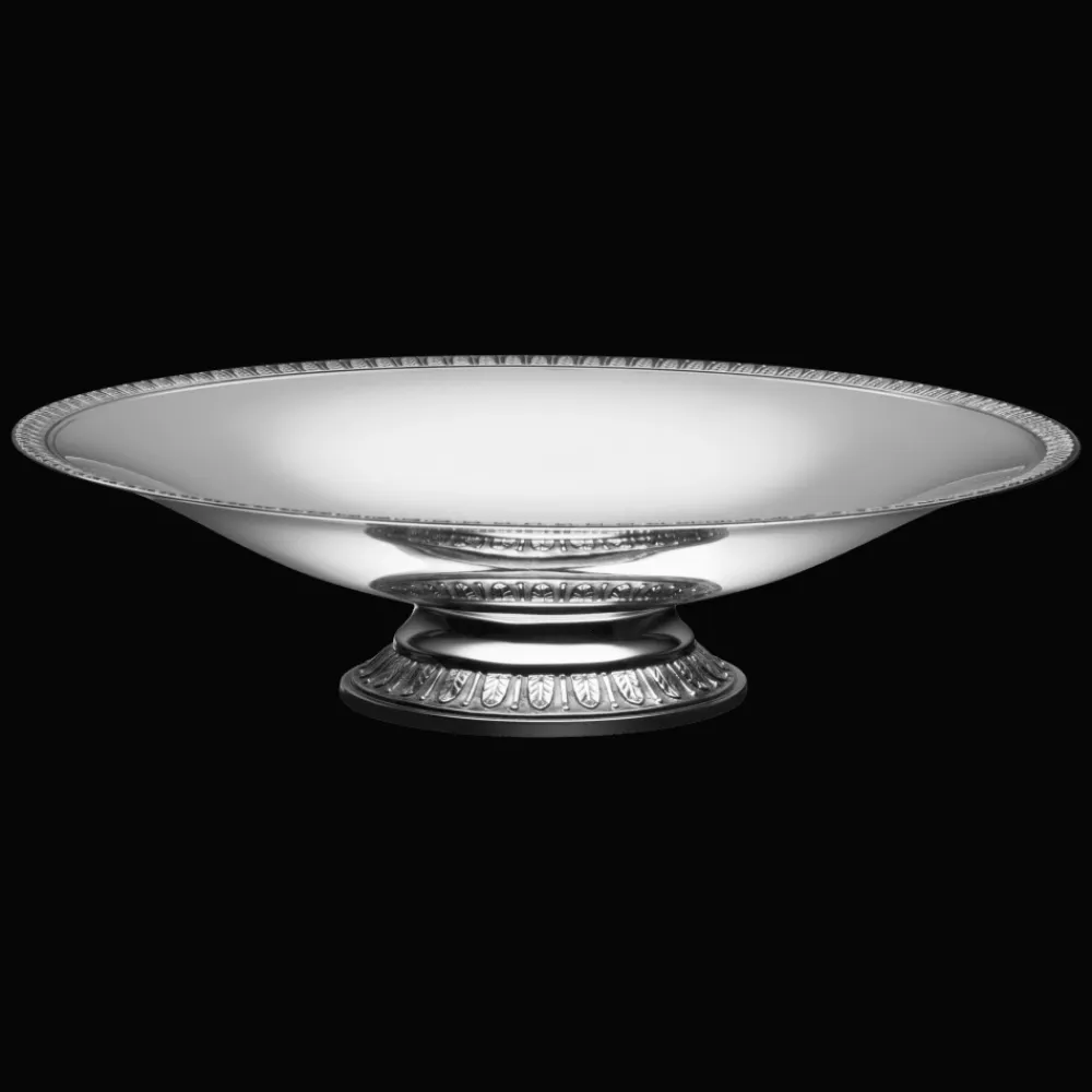 Christofle Silver-Plated Fruit Bowl with Pedestal Base