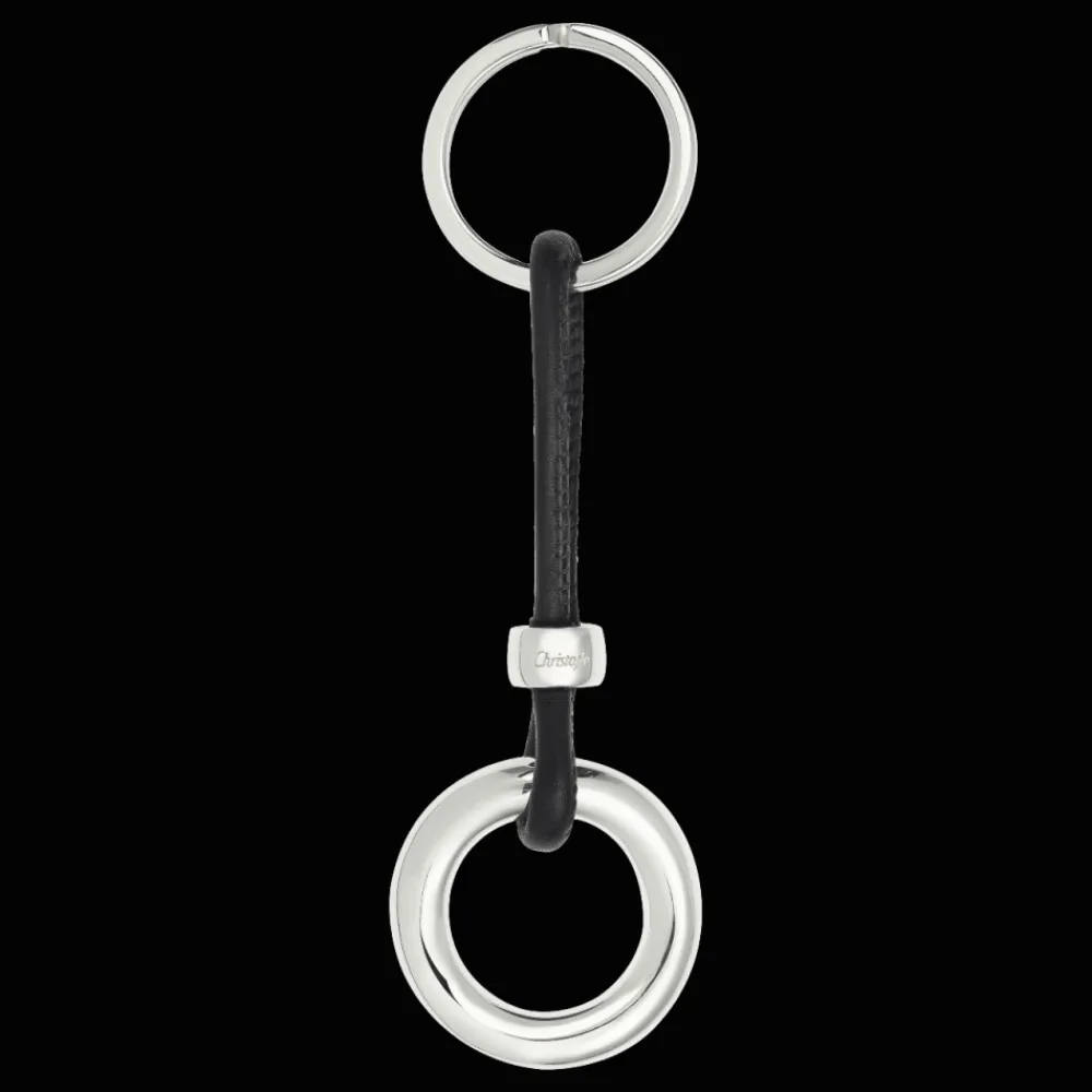 Christofle Silver-Plated key ring