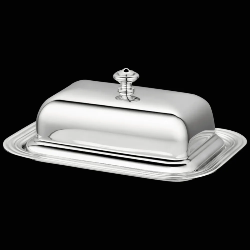 Christofle Silver-Plated Lidded Butter Dish