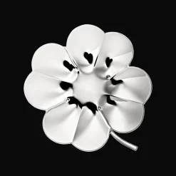 Christofle Silver-Plated Lucky 4-Leaf Clover Bowl