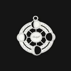 Christofle Silver-Plated Moon Phases Ornament - 2023