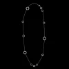Christofle Silver Plated Multi-Ring Layering Necklace