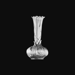 Christofle Silver-Plated Onion Shape Vase