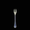 Christofle Silver-Plated Oyster Fork - Marbled Blue