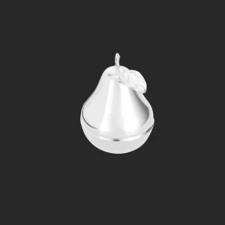 Christofle Silver-Plated Pear Trinket box