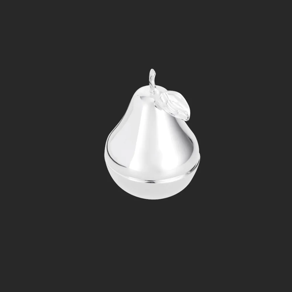 Christofle Silver-Plated Pear Trinket box