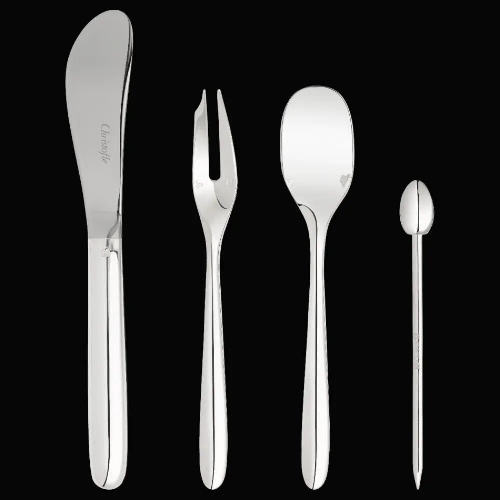 Christofle Silver-Plated 24-Piece Appetizer Set