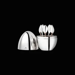 Christofle Silver-Plated 6-Piece Espresso Spoon Set