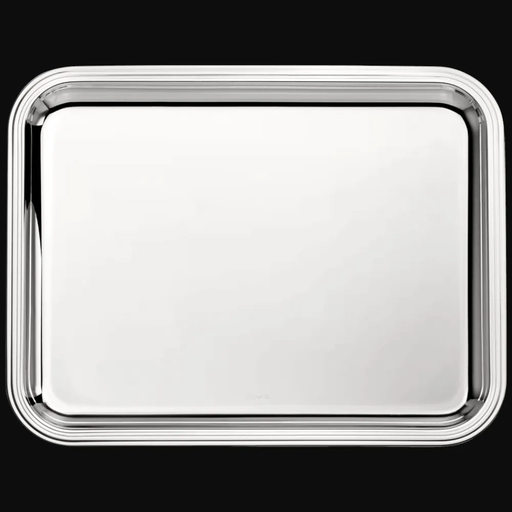 Christofle Silver-Plated Rectangular Tray 14 x 11 in