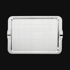 Christofle Silver-Plated Rectangular Tray - 18 x 13 in