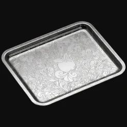 Christofle Silver-Plated Rectangular Tray 8 x 6 in