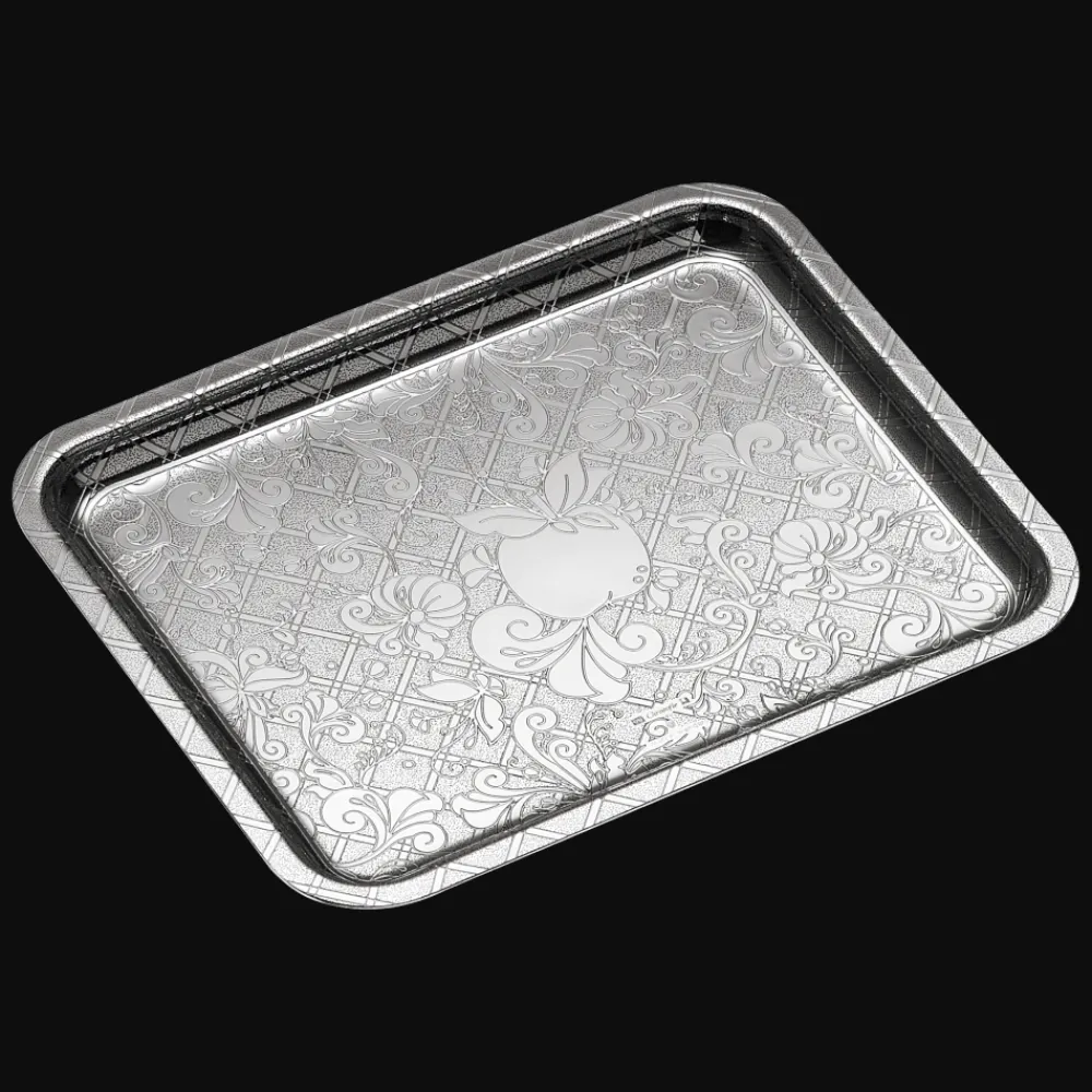 Christofle Silver-Plated Rectangular Tray 8 x 6 in