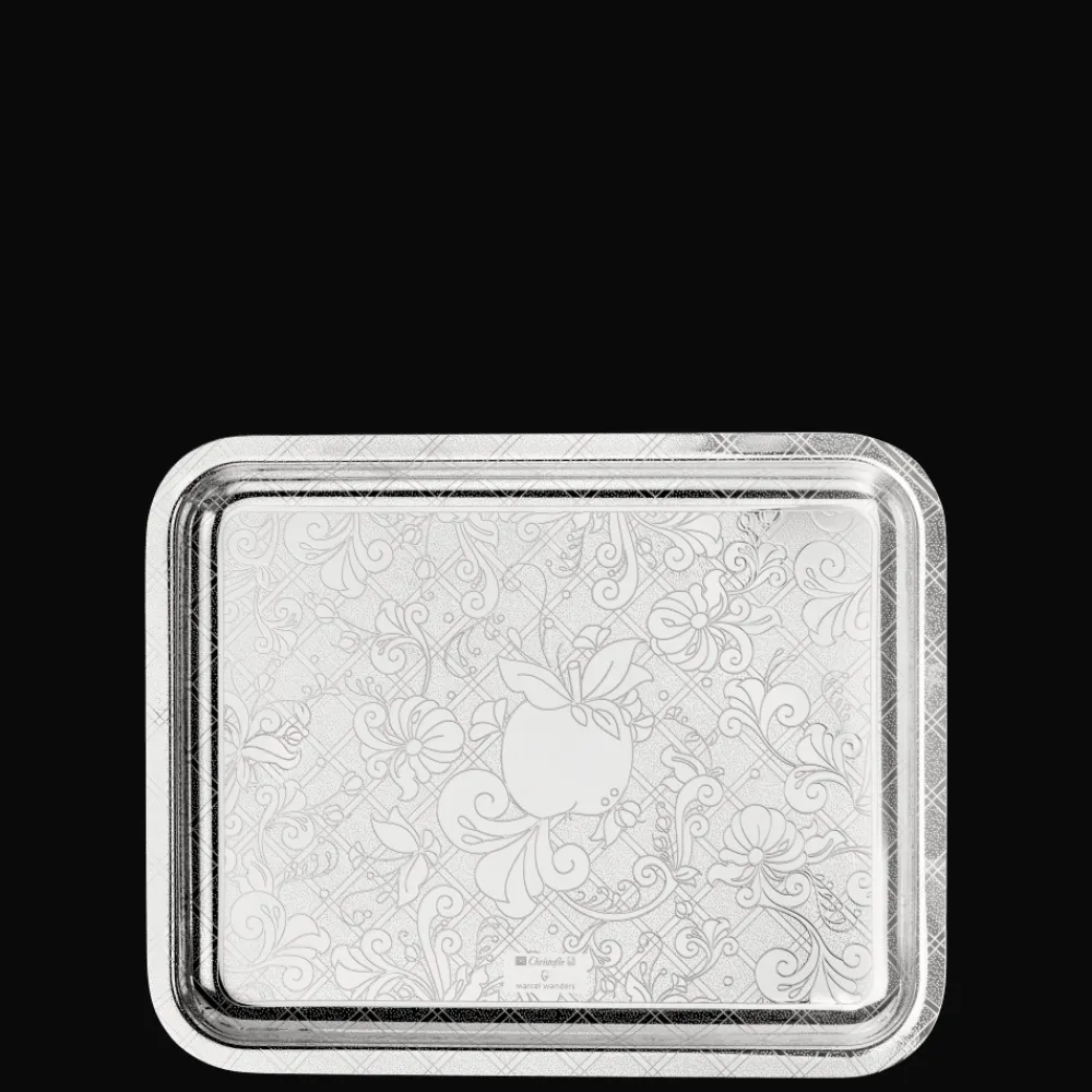 Christofle Silver-Plated Rectangular Tray 8 x 6 in