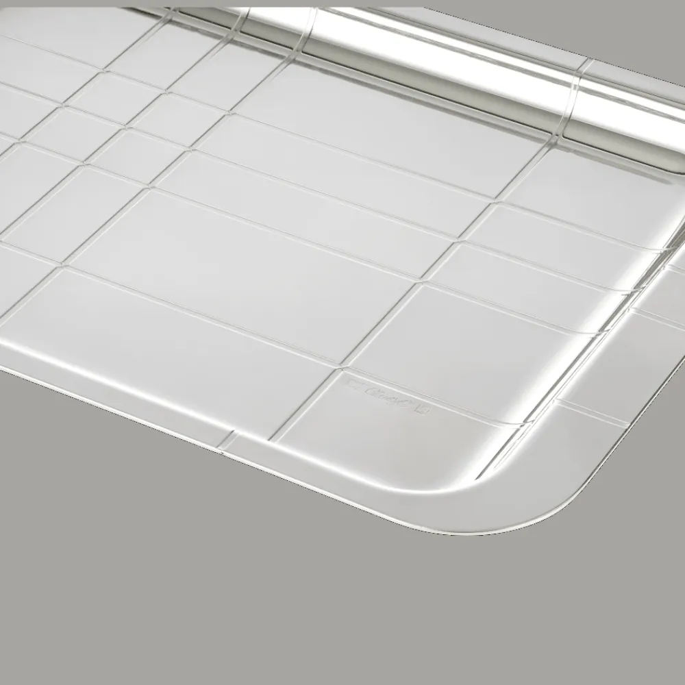 Christofle Silver-Plated Rectangular Tray - 8 x 6 in