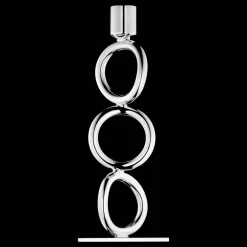 Christofle Silver-Plated 3-Ring Candelabra