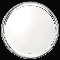 Christofle Silver-Plated Round Tray 15 in