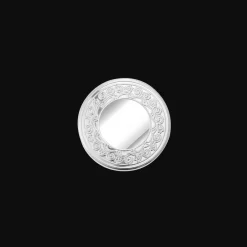 Christofle Silver-Plated Round with Frieze Trinket box