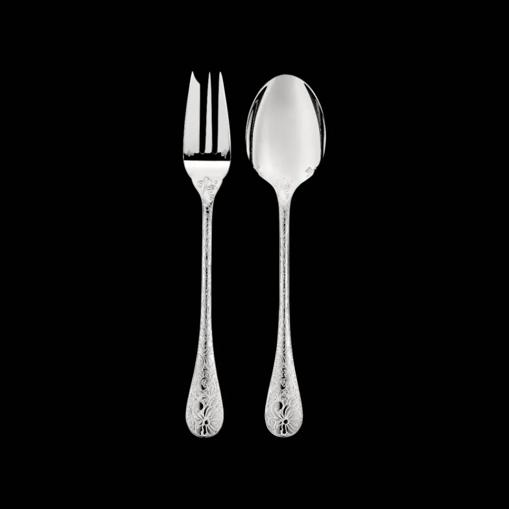 Christofle Silver-Plated Salad Serving Set