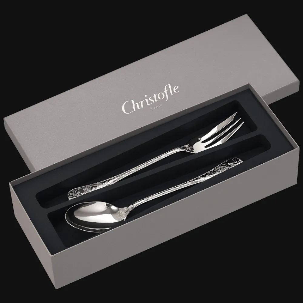 Christofle Silver-Plated Salad Serving Set