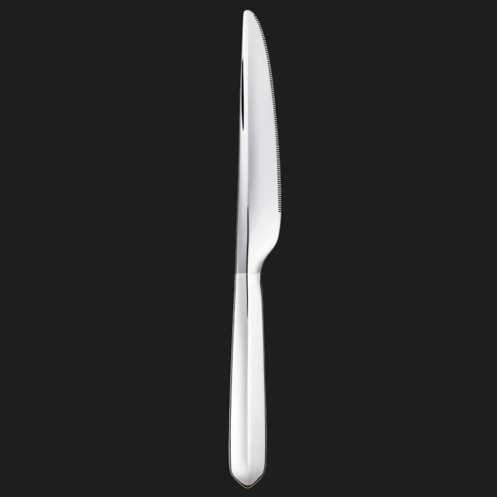 Christofle Silver-Plated Serrated Dinner Knife