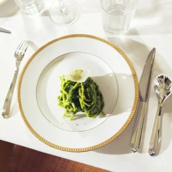 Christofle Silver-Plated Serrated Dinner Knife