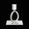 Christofle Silver-Plated Single-Ring Candlestick Holder