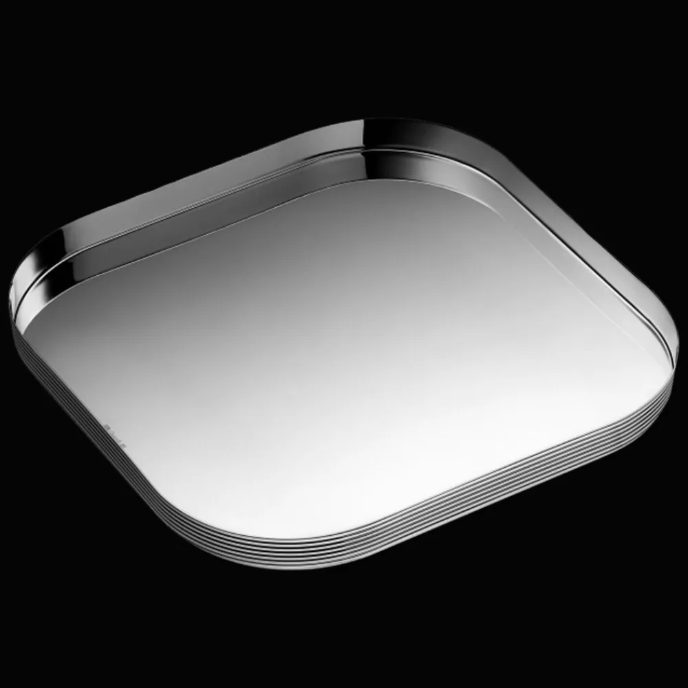 Christofle Silver-Plated Square Tray - 10 x 10 in