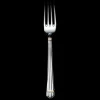 Christofle Silver-Plated Standard Dinner Fork with Gold Ring