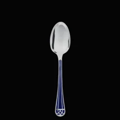 Christofle Silver-Plated Standard Spoon - Marbled Blue