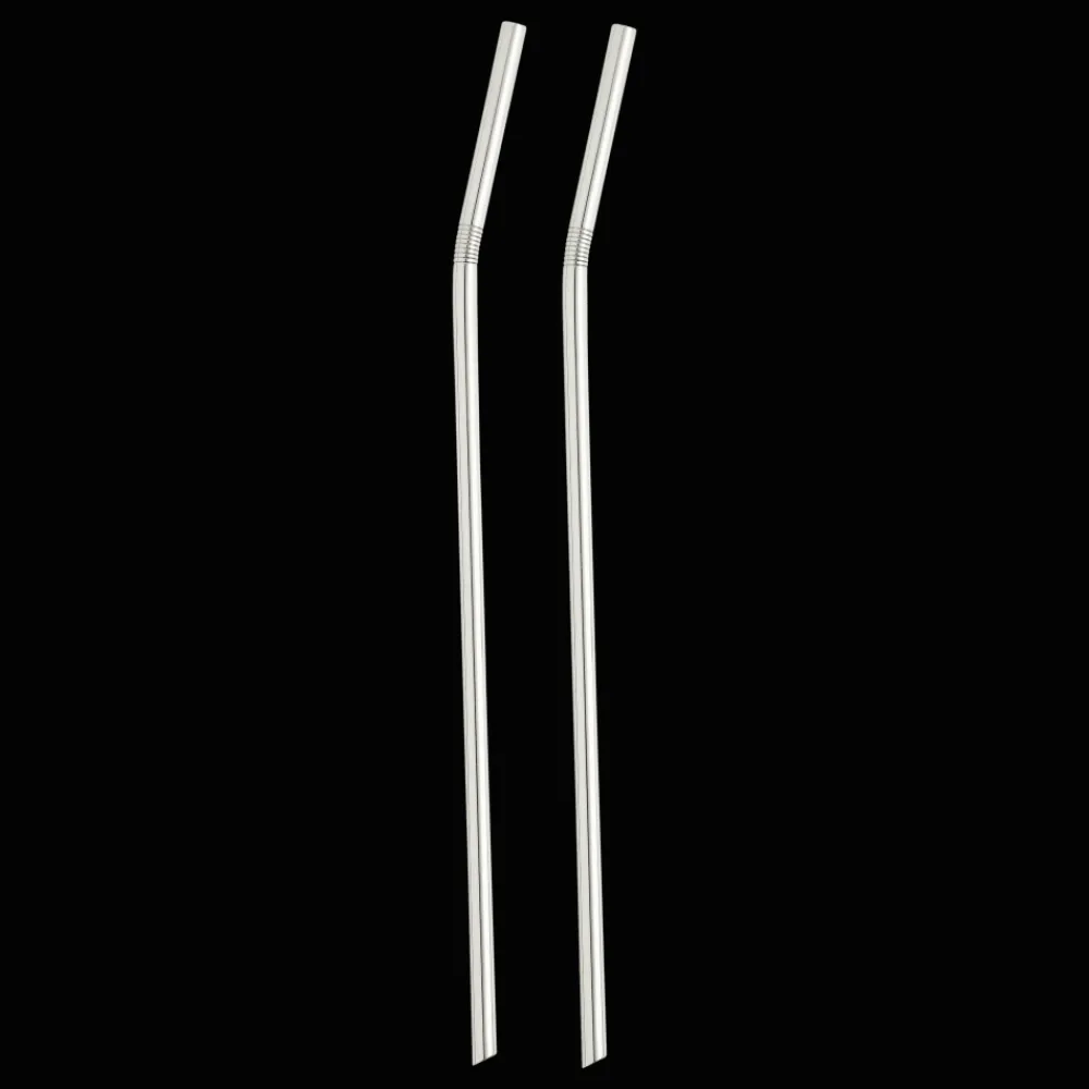 Christofle Silver-Plated Straws, Set of 2