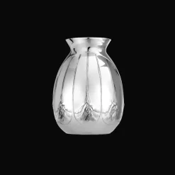 Christofle Silver-plated Sycomore Round Vase