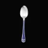 Christofle Silver-Plated Table Spoon - Marbled Blue