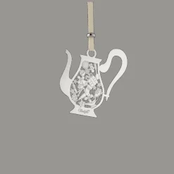Christofle Silver-Plated Teapot Ornament - 2024