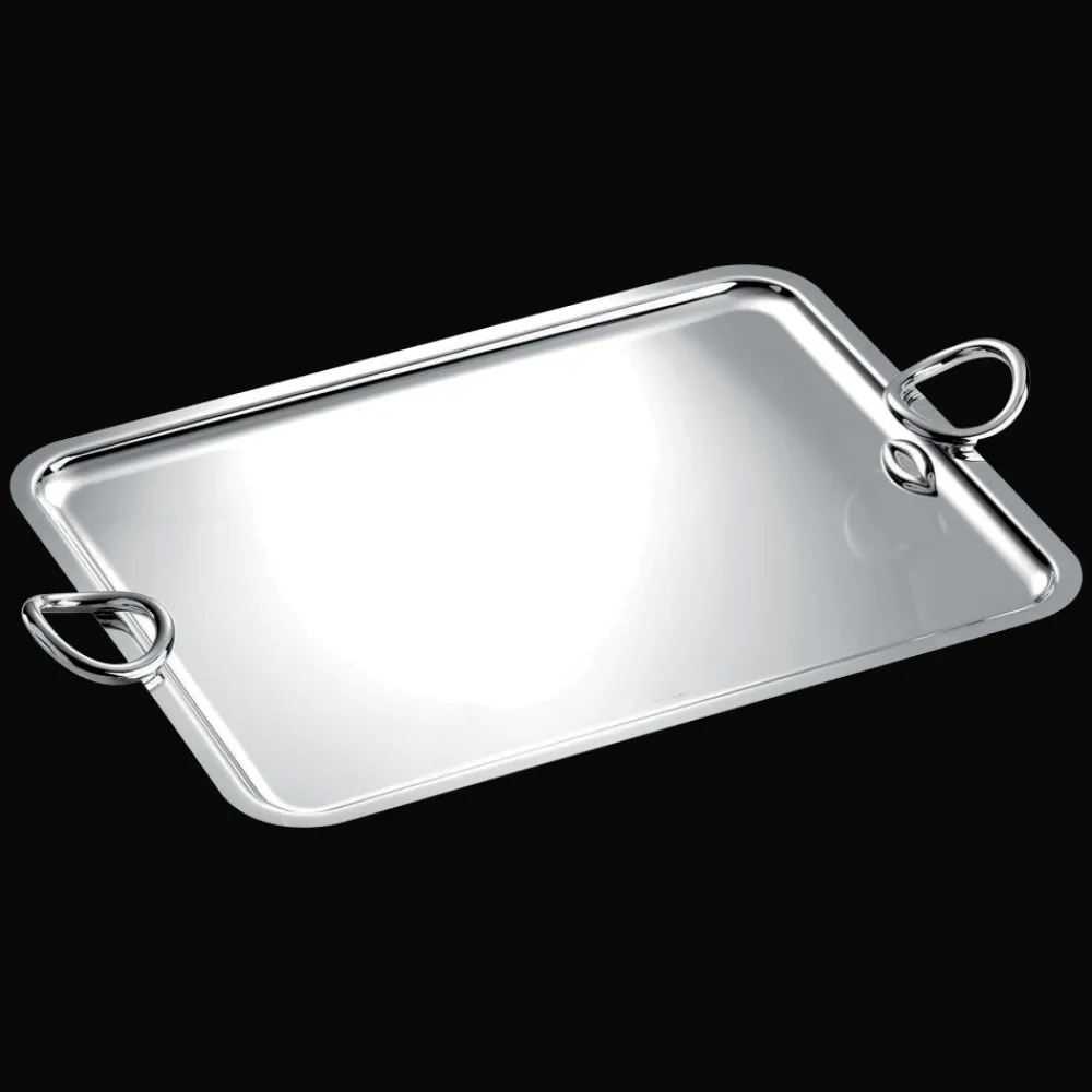 Christofle Silver-Plated Tray 21 x 16.5 in