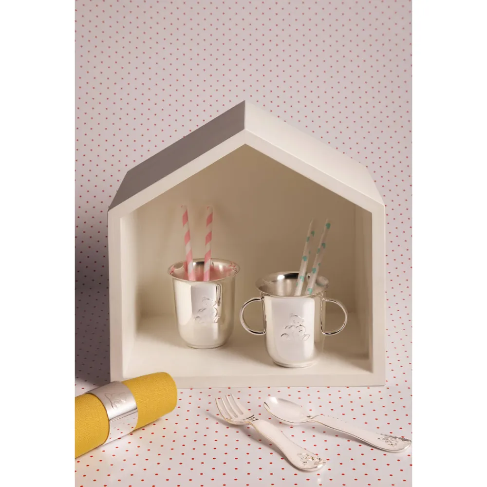 Christofle Silver-Plated Two-Piece Baby Flatware Set
