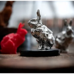 Christofle Sitting Rabbit in Sterling Silver - Haute Orfèvrerie