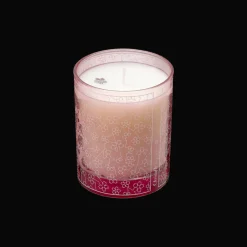 Christofle Small Candle with flower decoration
