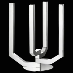 Christofle Stainless Steel 4-Arm Candelabra