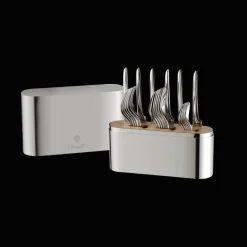 Christofle Stainless Steel Case - 24-piece stainless steel (sold empty)