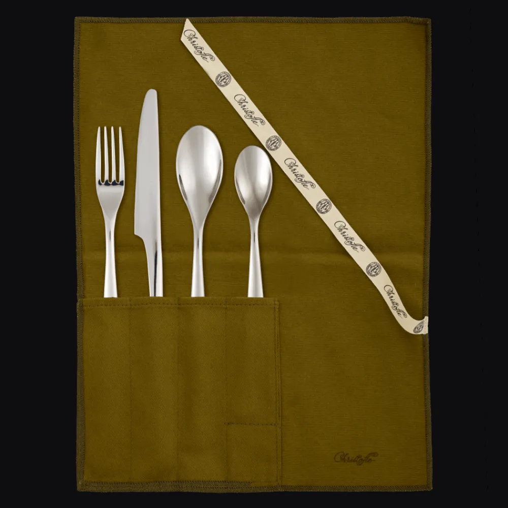 Christofle Stainless Steel Medium Individual Flatware Set