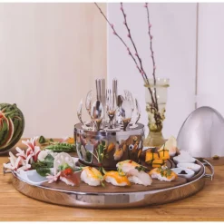 Christofle Stainless Steel MOOD Asia Tray