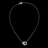 Christofle Sterling Silver Chocker with 2 rings
