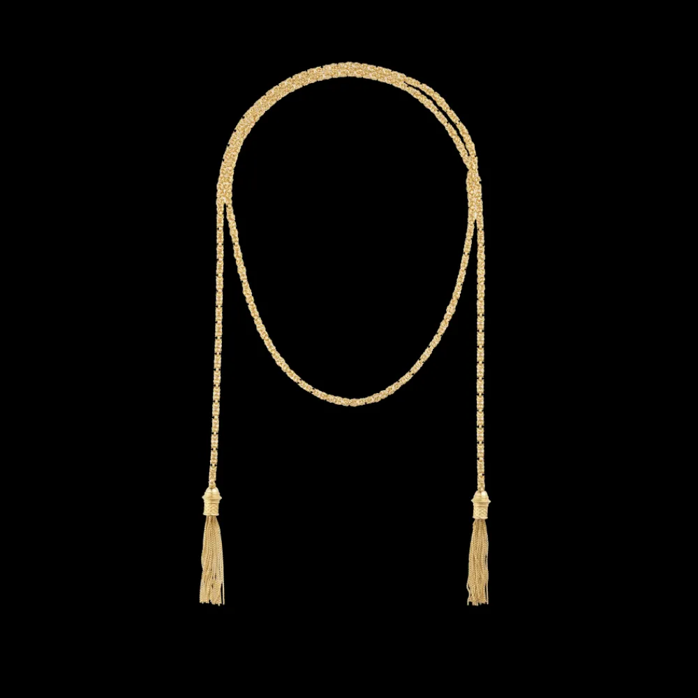 Christofle Sterling silver Gilded 18 carats Necklace Chain
