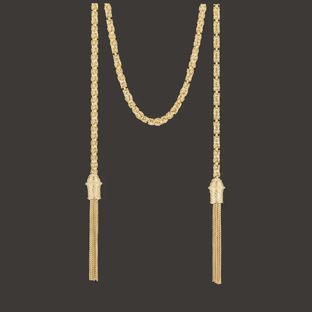 Christofle Sterling silver Gilded 18 carats Necklace Chain