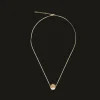 Christofle Sterling Silver Gilded 24 carats Pendant Necklace