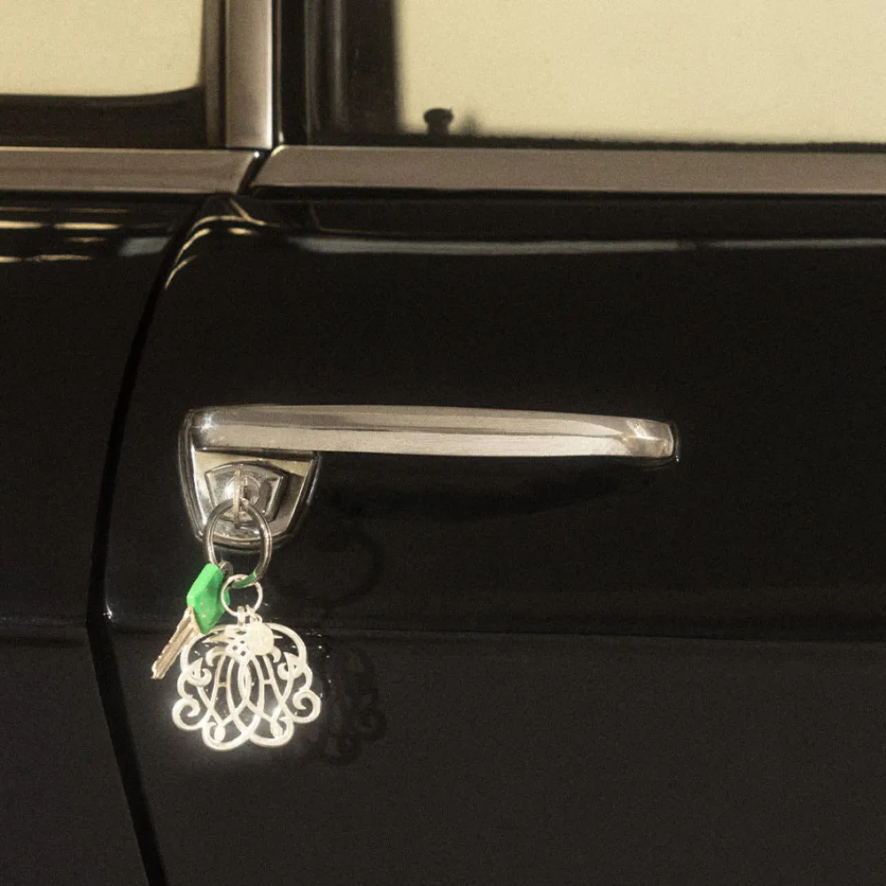 Christofle Sterling Silver Key Chain AU - Anne de Rochechouart Duchesse d'Uzes
