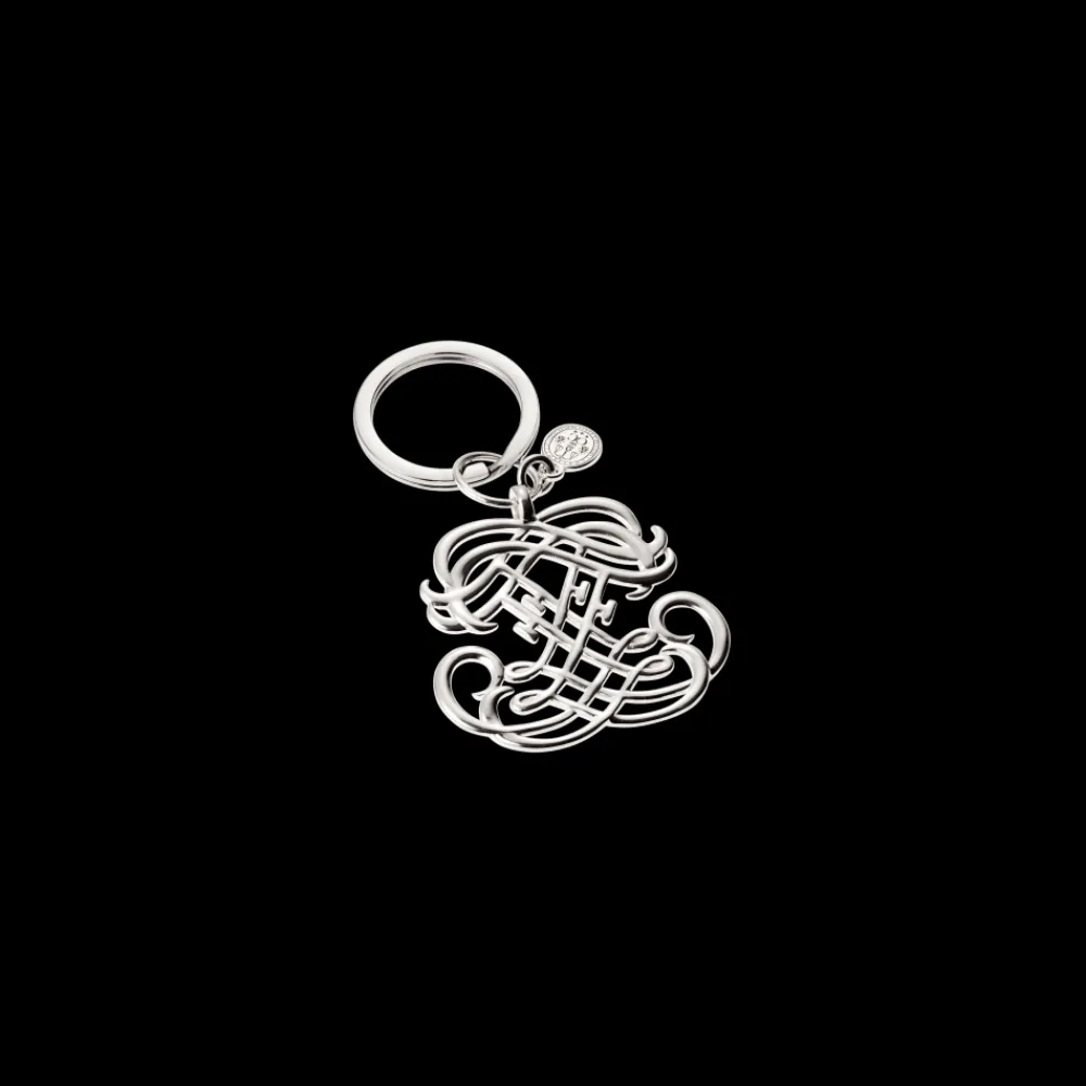 Christofle Sterling Silver Key Chain EE -Eugénie de Montijo