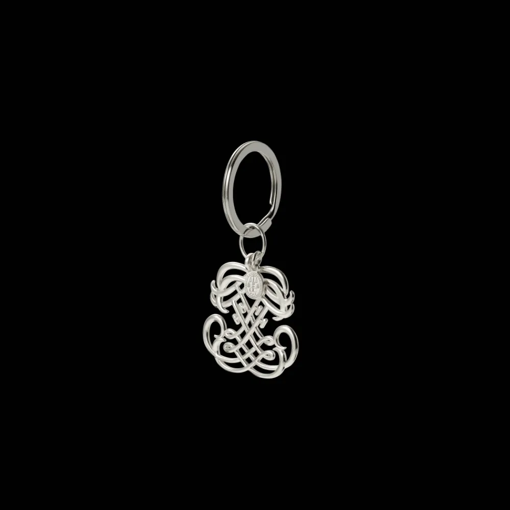 Christofle Sterling Silver Key Chain EE -Eugénie de Montijo